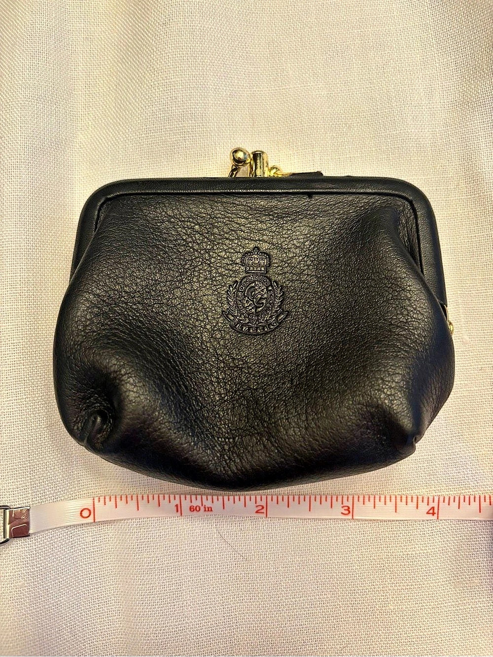 Charter club Vintage Kisslock Coin Purse Black Kiss-Lock change purse